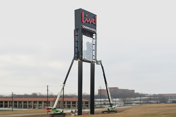 Casino High Rise Monopole Structure